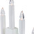 LED Lighted Christmas Candelabra Bridge - White Base - 13"