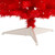 3’ Pre-Lit Mini Red Artificial Christmas Tree, Clear LED Lights