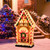 36” Lighted Retro Style Blow Mold Gingerbread House Outdoor Christmas Decoration
