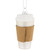 4" X-Large Coffee To Go Glass Christmas Ornament