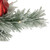 2' Pre-Lit Potted Snowy Bristle Pine Artificial Christmas Tree, Warm White LED Lights