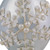 Set of 2 Shiny Artic Blue Textured Snowflakes Finial Christmas Glass Ornaments 5"