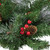 Pre-Lit LED Frosted Pinecones and Berries Christmas Urn Filler Garden Stake - 20"