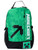 Minecraft Pickaxe Creeper Unisex 18" Laptop Backpack, Green Black