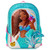 Little Mermaid Kids Ariel Sequin 17" Backpack with Laptop Sleeve, Book Bag