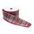 Plaid Christmas Wired Craft Ribbon - 2.5" x 20 Yards - Multi-Color