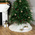 Polar Bear Faux Fur Christmas Tree Skirt - 48" - White