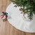 Polar Bear Faux Fur Christmas Tree Skirt - 48" - White