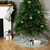 Silver Fox Faux Fur Christmas Tree Skirt - 48"