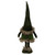 Standing Plush Gnome with Faux Fur Christmas Figure - 19" - Green
