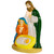 Lighted Nativity Scene Blow Mold Outdoor Christmas Decoration - 34"