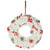 Plush Peppermint and Candy Canes Christmas Wreath Decoration - 13" - Unlit