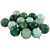 Shiny and Textured Shatterproof Christmas Ball Ornaments - 3" (76mm) - Green - 48ct