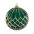 Shiny and Textured Shatterproof Christmas Ball Ornaments - 3" (76mm) - Green - 48ct