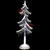 LED Lighted Acrylic Icicle Tree with Cardinals Christmas Decoration - 14"