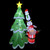 LED Lighted Inflatable Christmas Tree with Santa and Friends Outdoor Decoration - 8.25'
