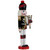 Mini Bagpiper Nutcracker Christmas Figure - 12" - Black and Red