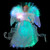 Fiber Optic Color-Changing Angel with Dove Christmas Tree Topper - 12" - White
