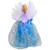 Lighted Fiber Optic Angel Christmas Tree Topper - 12" - Blue and White