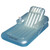 Inflatable Light Blue Water Sports Kickback Adjustable Lounger Raft, 74-Inch
