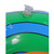 Inflatable Orange and Blue Snail Swimming Pool Tube Ring Float, 24-inch