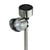10.25" Silver Spot Light Solar Lamp with White LED Light and Lawn Stake