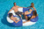 84" Inflatable Blue And White Sofa Island Swimming Pool Lounger