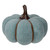 5" Blue and Brown Fall Harvest Tabletop Pumpkin
