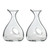 10" Clear Glass Wine Decanters