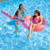 Inflatable Pink and Blue Inflatable Awesome Blossom Swimming Pool Float Ring Tube, 84-Inch