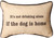 Brown Text Printed Rectangular Indoor Throw Pillow with Flange 12.5"