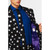 Black and Ivory Classic Star Printed Men Adult Christmas Suit - US38