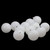 12ct Winter White Shatterproof Shiny Christmas Ball Ornaments 4" (100mm)