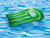 30-Inch Inflatable Transparent Green With Metallic Silver Surf Rider Pool Float