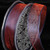 Sheer Terra Cotta Crystal Wired Edge Craft Ribbon 1.5" x 27 Yards