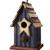 9.06" Rustic Wooden Birdhouse