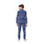 Blue and White Merry Mario Boys Teen Christmas Suit - 10Y