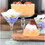 Set of 2 White Floral Hand Painted Champagne Flute Drinking Glasses 5.75 oz.