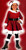 Red and White Little Miss Santa Girl Child Christmas Costume - Small