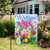 Welcome Easter Basket Outdoor Garden Flag 12.5" x 18"