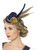 13" Blue Authentic Bavarian Oktoberfest Women Adult Halloween Hat Costume Accessory - One Size