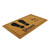 Beige and Black Shoe Prints with Paw Prints Doormat 18" x 30"