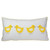 16.5" White and Yellow Easter Chicks Spring Throw Pillow