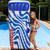 Inflatable Blue and White Swimming Pool Lounge, 82-Inch