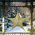 Foldable Tinsel Christmas Star Outdoor Decoration - 44" - Gold Finish