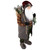 Woodland Santa Claus Standing Christmas Figure - 36"