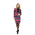 Red and Blue Nordic Noelle Women's Adult Christmas Suit - US14