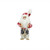 Frontier Reindeer Skiing Santa Claus Christmas Figurine - 9" - Red and White