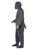 42" Gray Fluffy Dog Themed Unisex Adult Halloween Costume - Medium