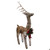 48" Brown Standing Reindeer with Bow and Pine Cones Christmas Outdoor Decor
